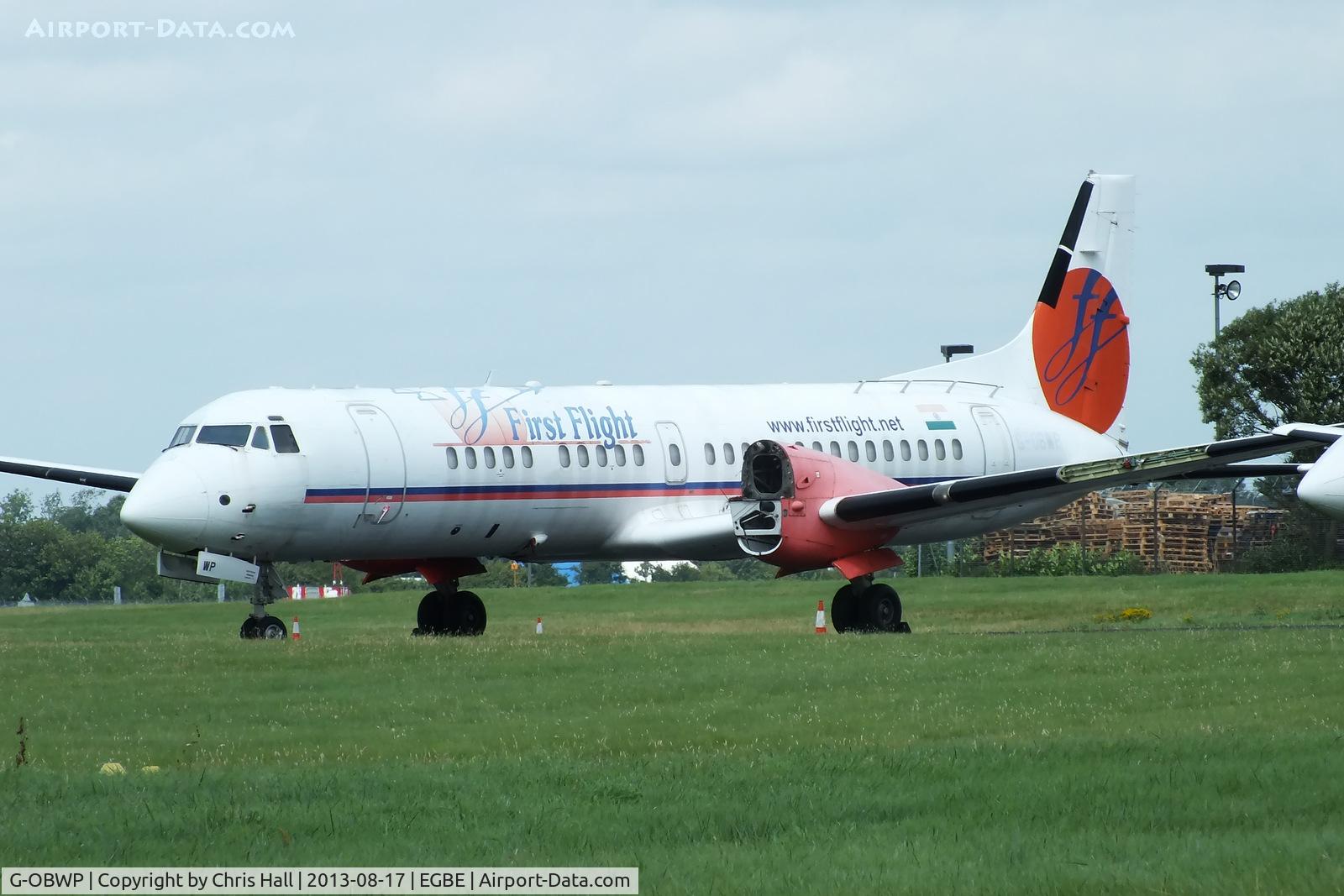 G-OBWP, 1992 British Aerospace ATP C/N 2051, in storage at Coventry