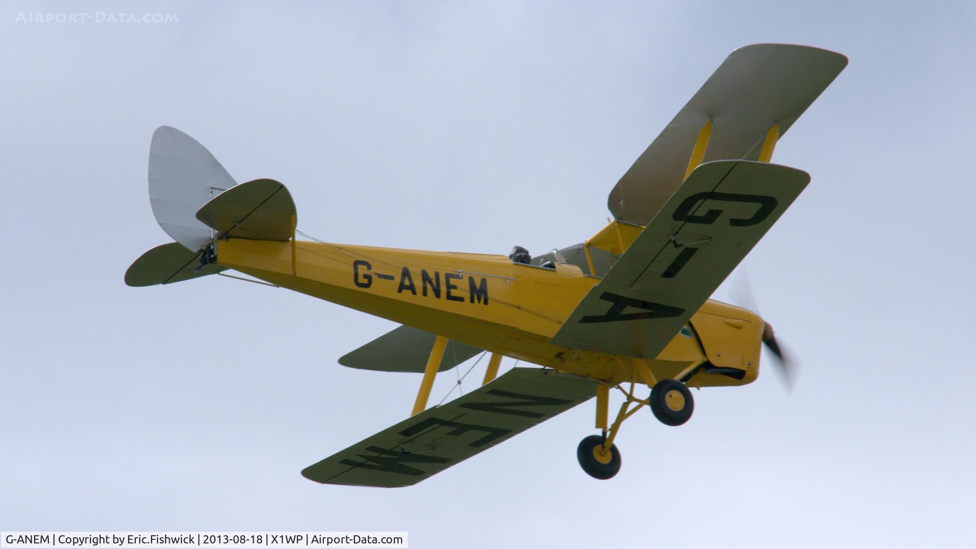 G-ANEM, 1940 De Havilland DH-82A Tiger Moth II C/N 82943, 45. G-ANEM at The 28th. International Moth Rally at Woburn Abbey, Aug. 2013.