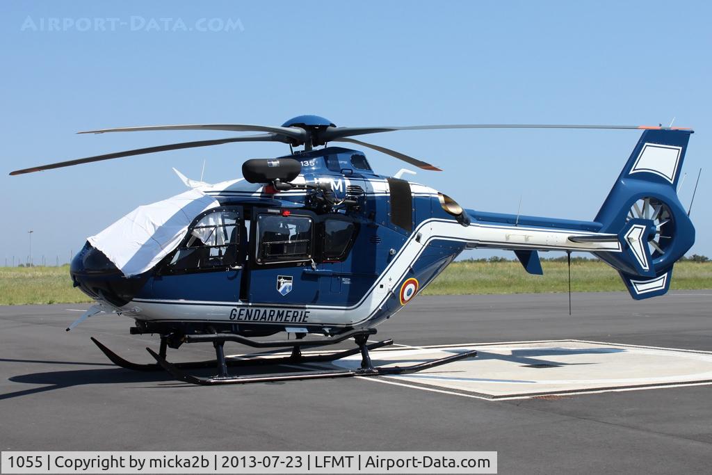 1055, 2012 Eurocopter EC-135T-2 C/N 1055, Parked