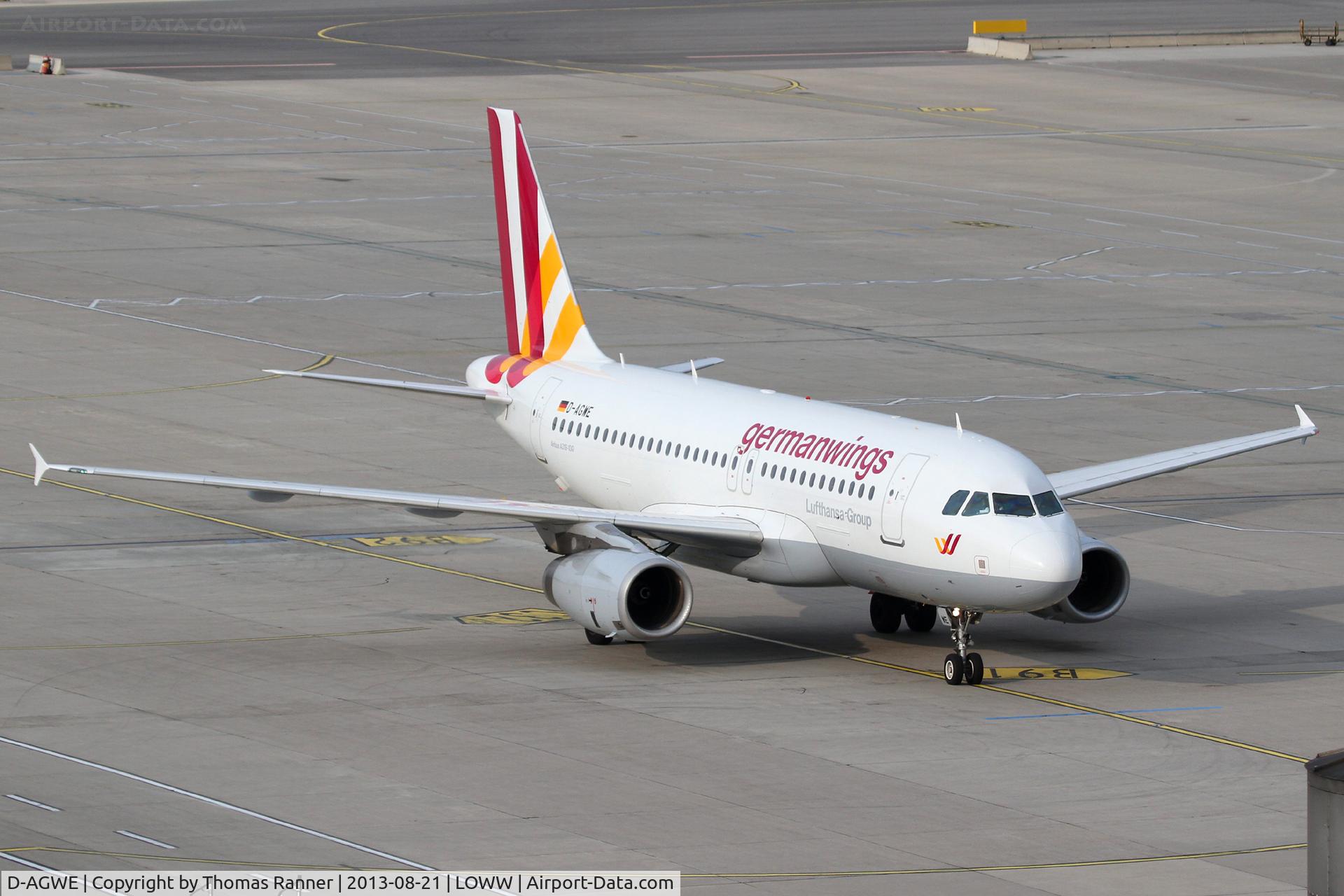 D-AGWE, 2007 Airbus A319-132 C/N 3128, Germanwings A319