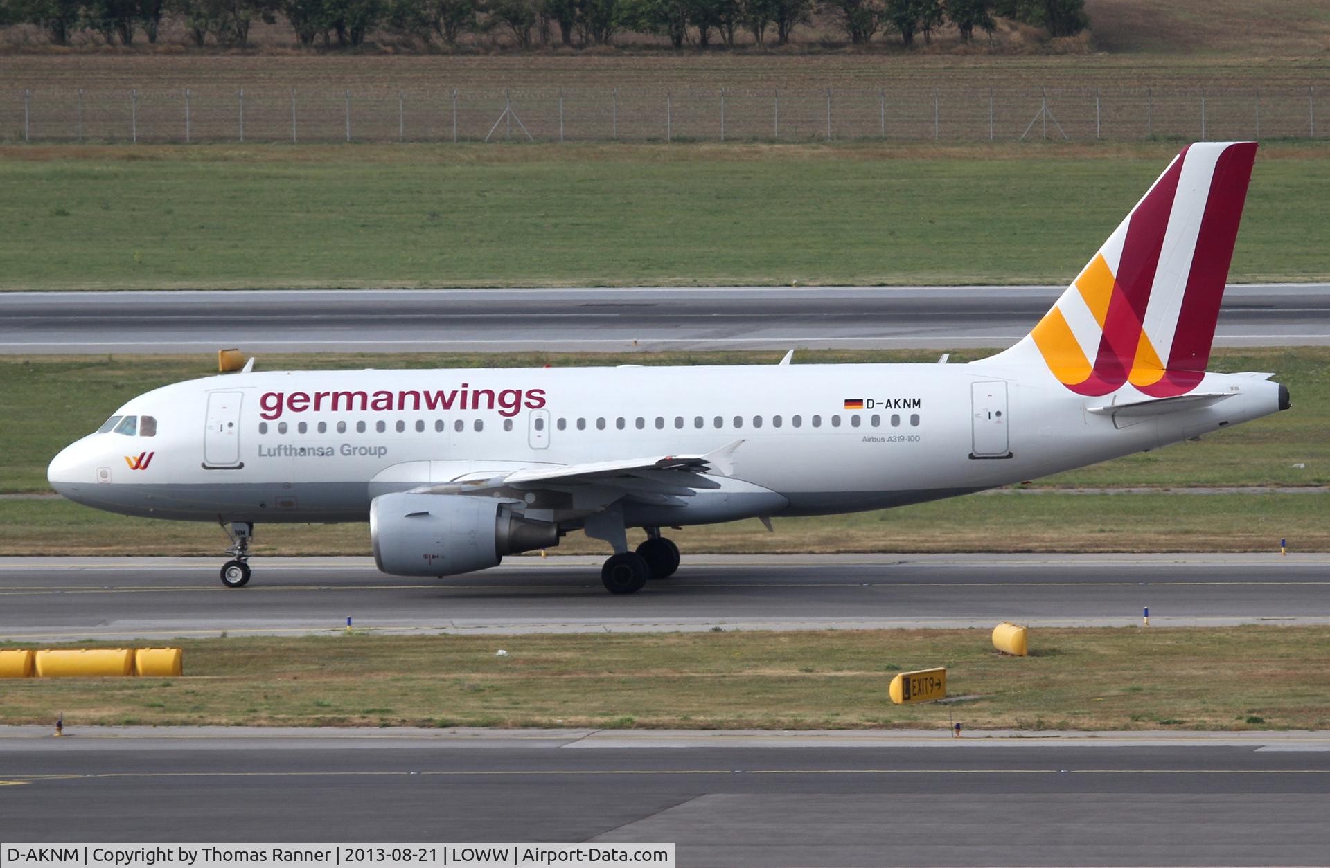 D-AKNM, 1999 Airbus A319-112 C/N 1089, Germanwings A319