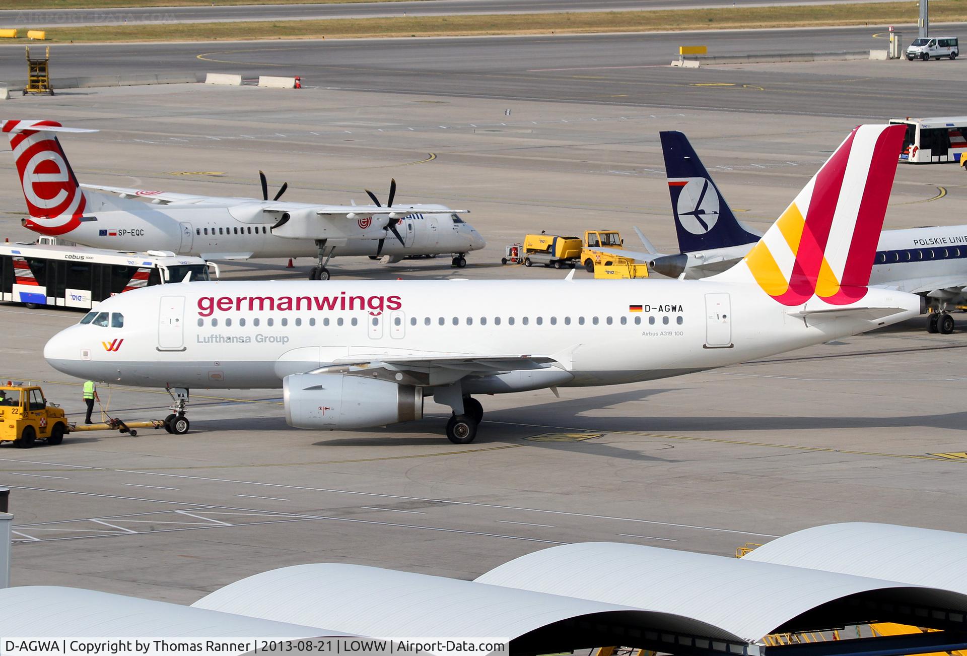 D-AGWA, 2006 Airbus A319-132 C/N 2813, Germanwings A319