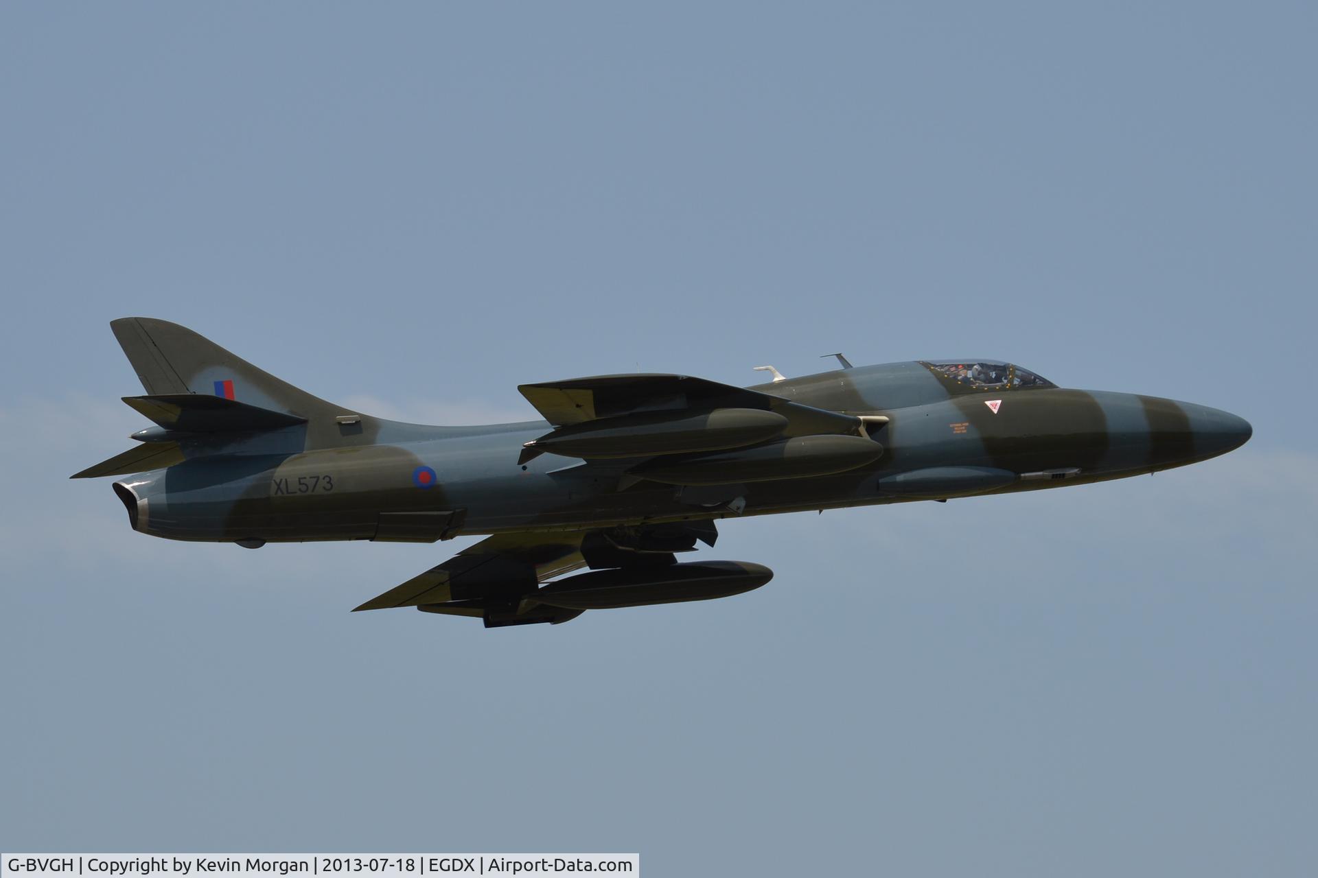 G-BVGH, 1958 Hawker Hunter T.7 C/N HABL-003360, Test Flight, St Athan