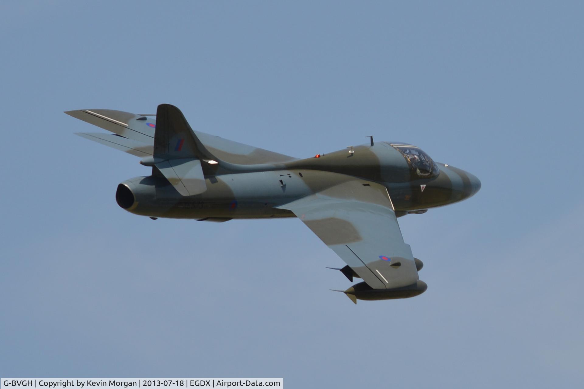 G-BVGH, 1958 Hawker Hunter T.7 C/N HABL-003360, Test Flight, St Athan