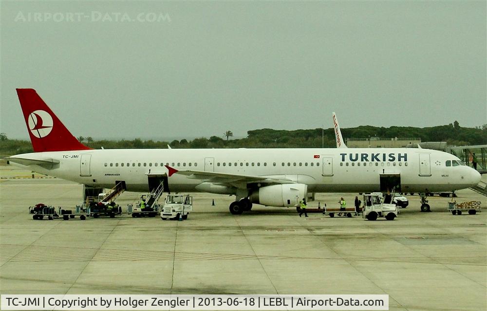 TC-JMI, 2008 Airbus A321-232 C/N 3673, Aircraft is getting prepared for flight home to IST...