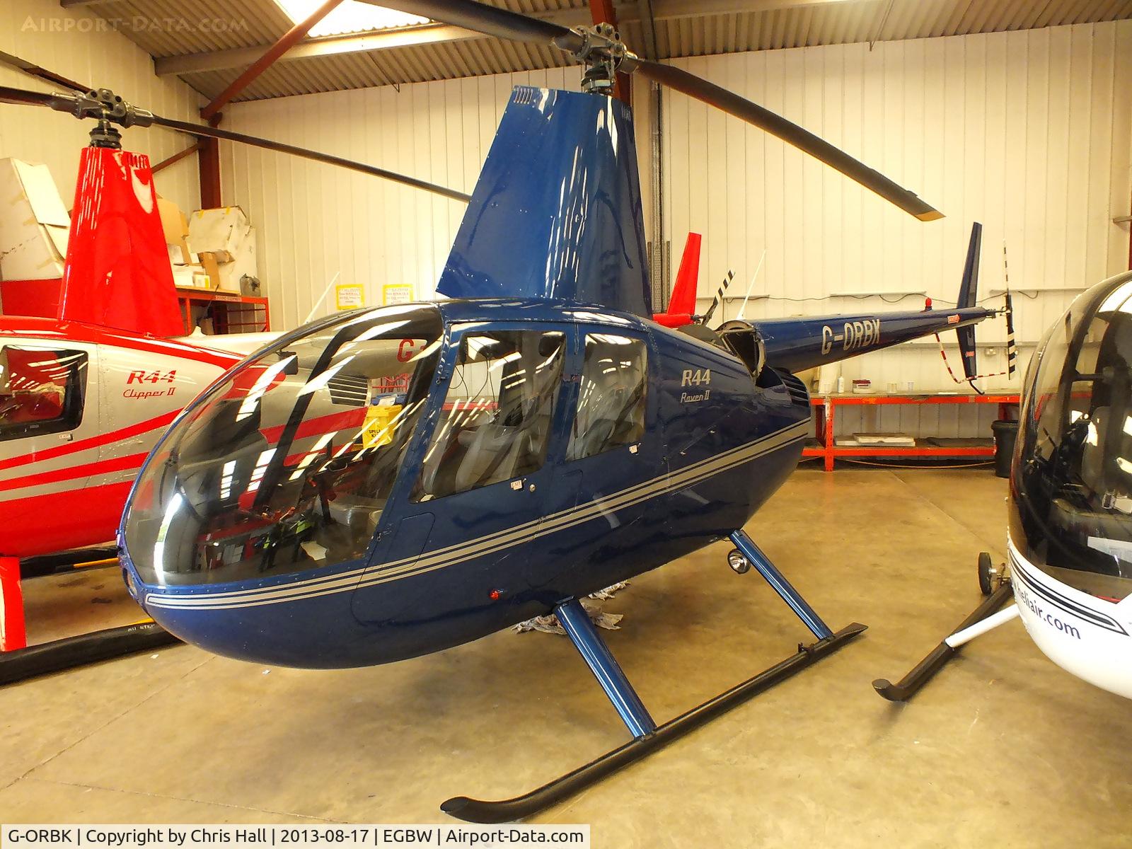 G-ORBK, 2003 Robinson R44 Raven II C/N 10213, T2 Technology Ltd