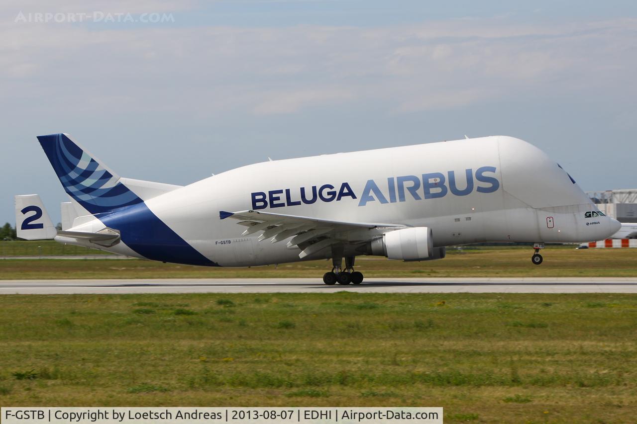 F-GSTB, 1996 Airbus A300B4-608ST Super Transporter C/N 751, Airbus parts transporter