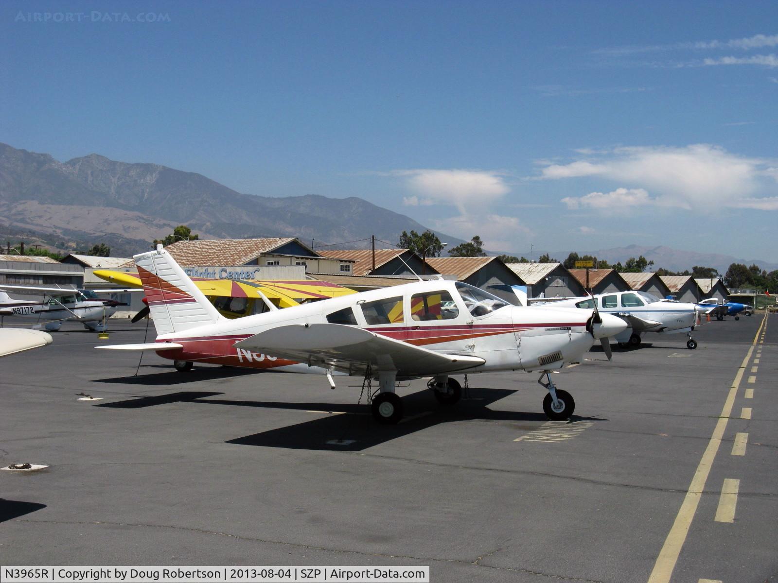 N3965R, 1971 Piper PA-28-180 Cherokee C/N 28-7105070, 1971 Piper PA-28-180 CHEROKEE, Lycoming O&VO-360 180 Hp