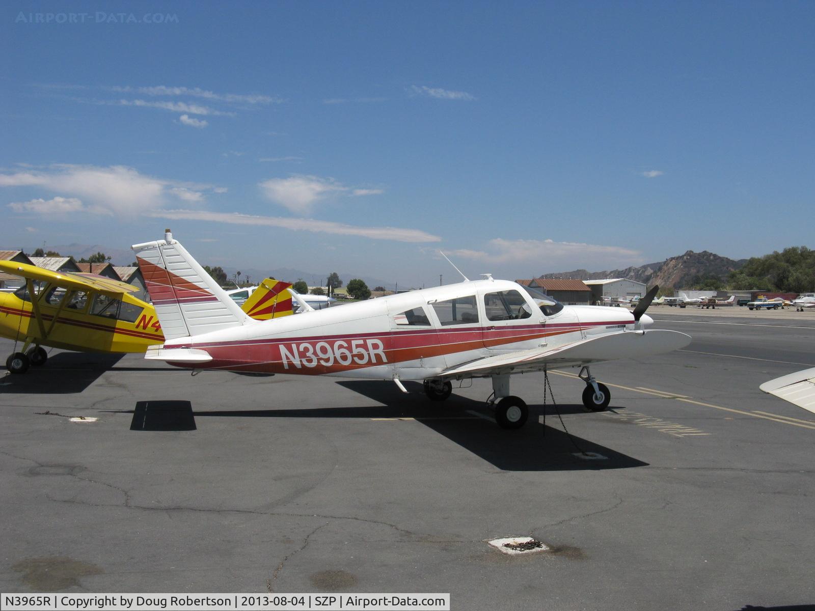 N3965R, 1971 Piper PA-28-180 Cherokee C/N 28-7105070, 1971 Piper PA-28-180 CHEROKEE, Lycoming O&VO-360 180 Hp