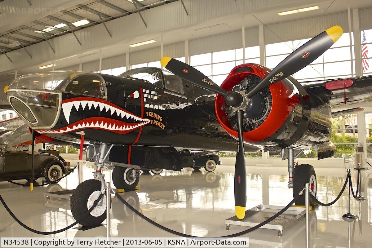 N34538, 1944 Douglas B-26B C/N 27817, At the Lyon Museum , Santa Ana