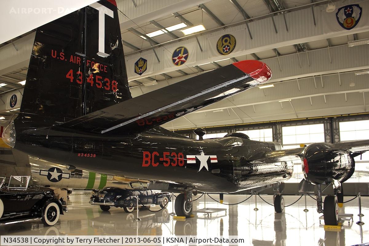 N34538, 1944 Douglas B-26B C/N 27817, At the Lyon Museum , Santa Ana