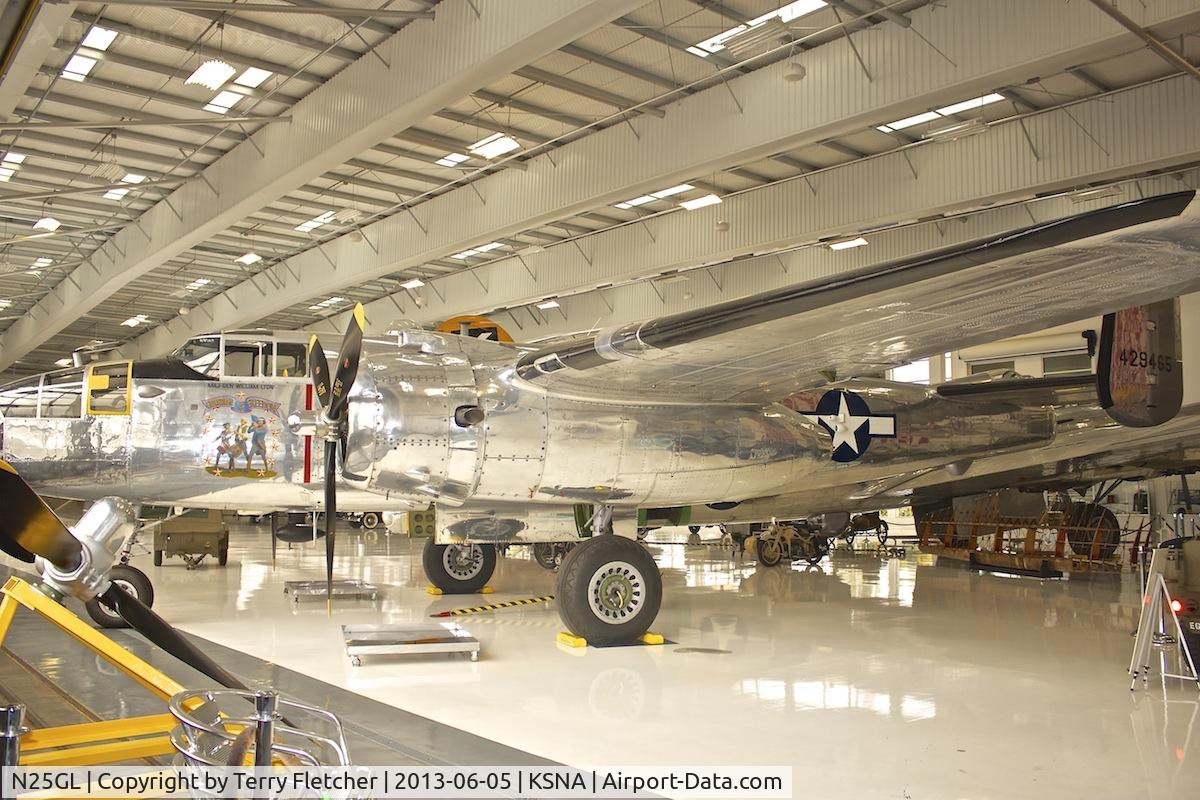 N25GL, 1944 North American TB-25N Mitchell C/N 44-29465 (108-32740), At the Lyon Museum , Santa Ana