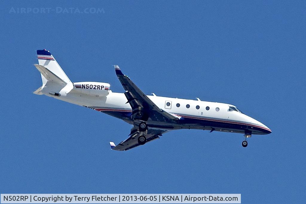 N502RP, 2006 Israel Aircraft Industries Gulfstream G150 C/N 212, On approach to John Wayne , Orange County Airport , Santa Ana , California