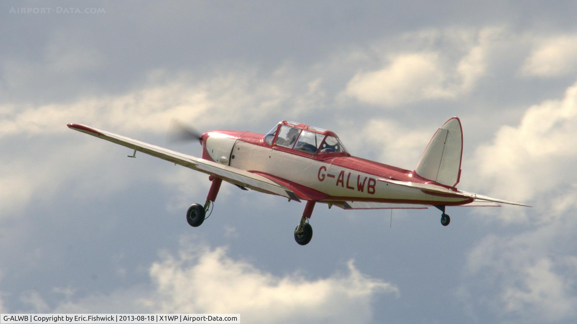 G-ALWB, 1950 De Havilland DHC-1 Chipmunk 22A C/N C1/0100, 41. G-ALWB at The 28th. International Moth Rally at Woburn Abbey, Aug. 2013.