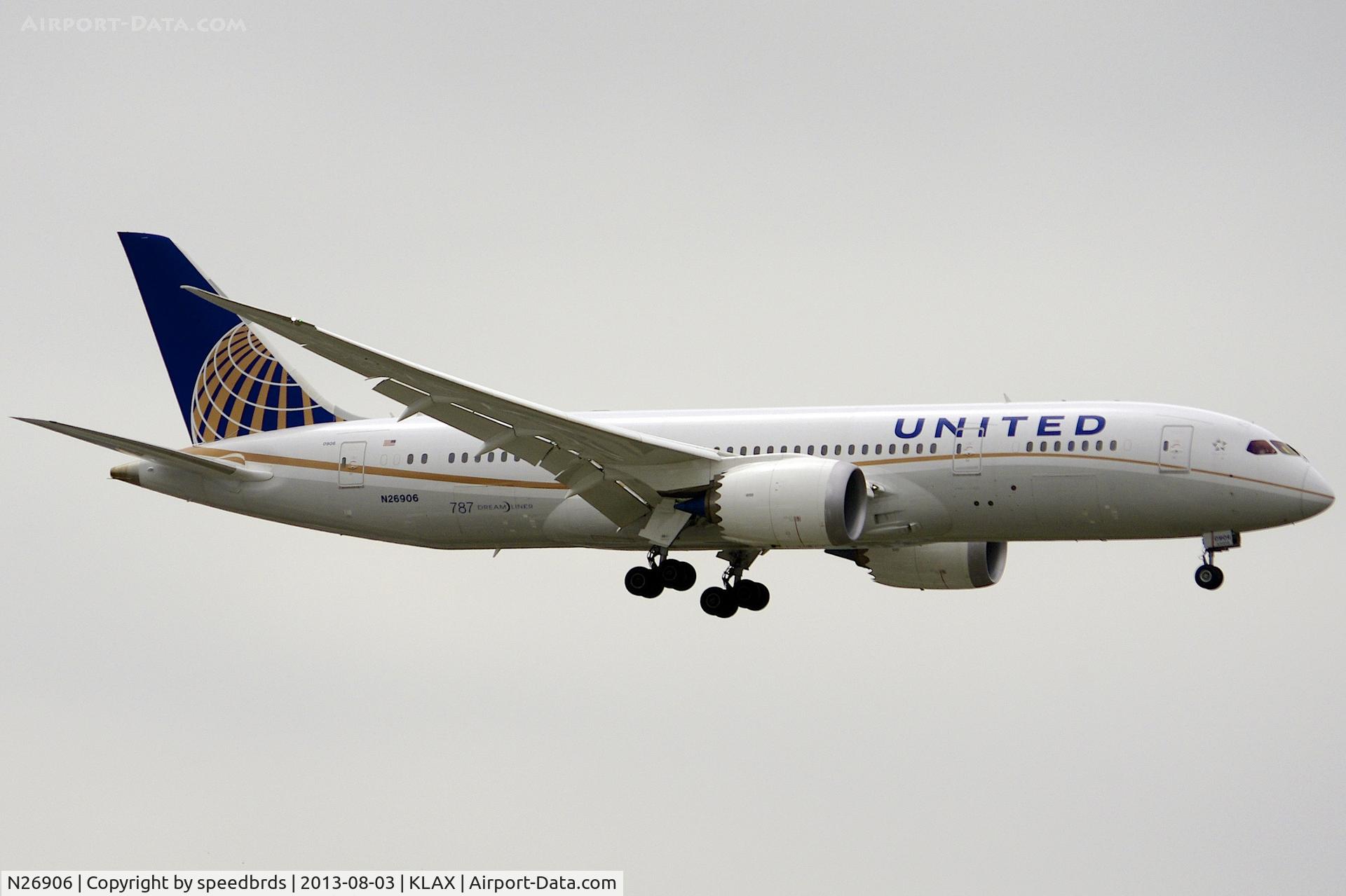 N26906, 2012 Boeing 787-8 Dreamliner C/N 34829, United Airlines 787-8