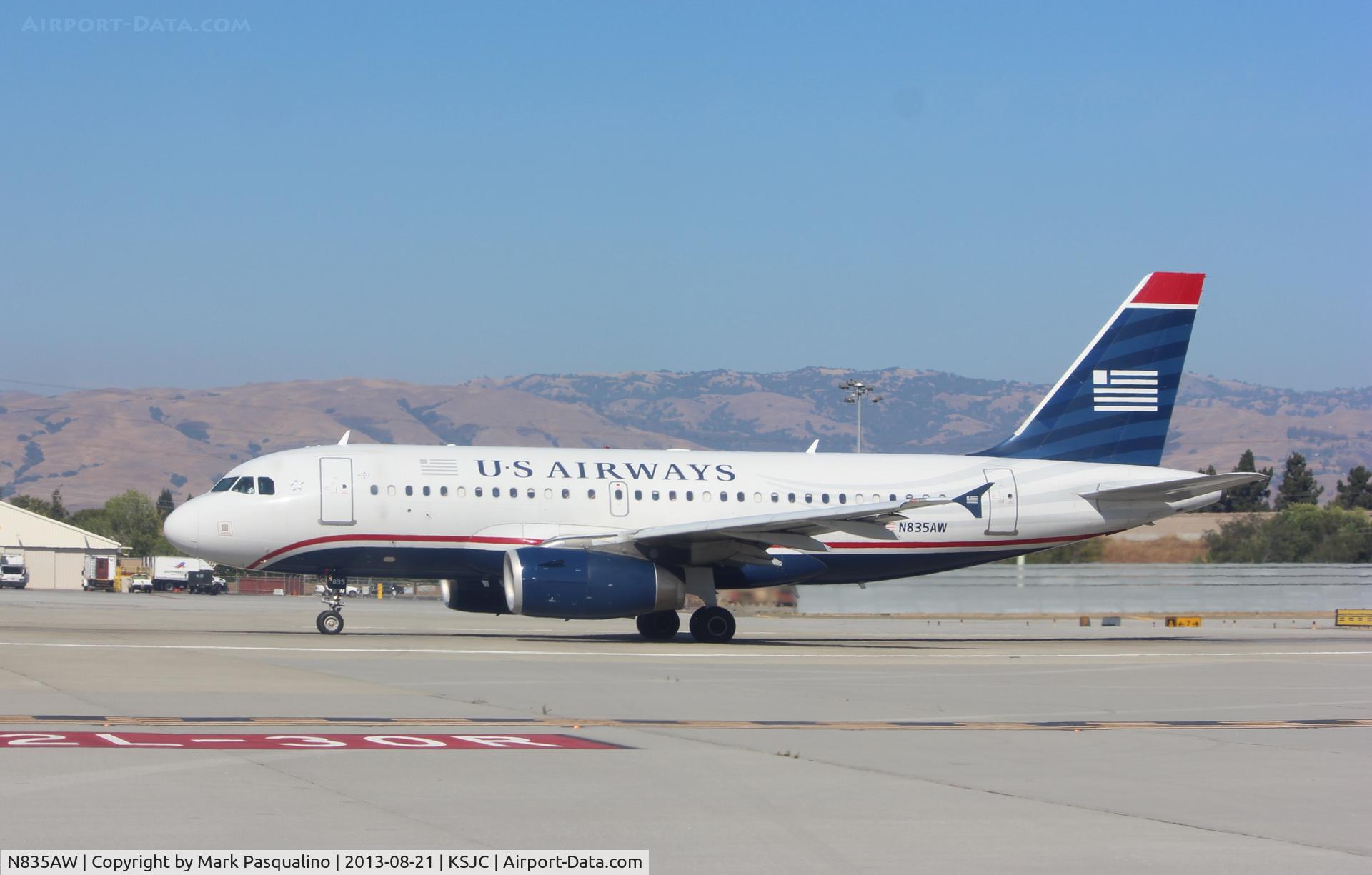 N835AW, 2005 Airbus A319-132 C/N 2458, Airbus A319