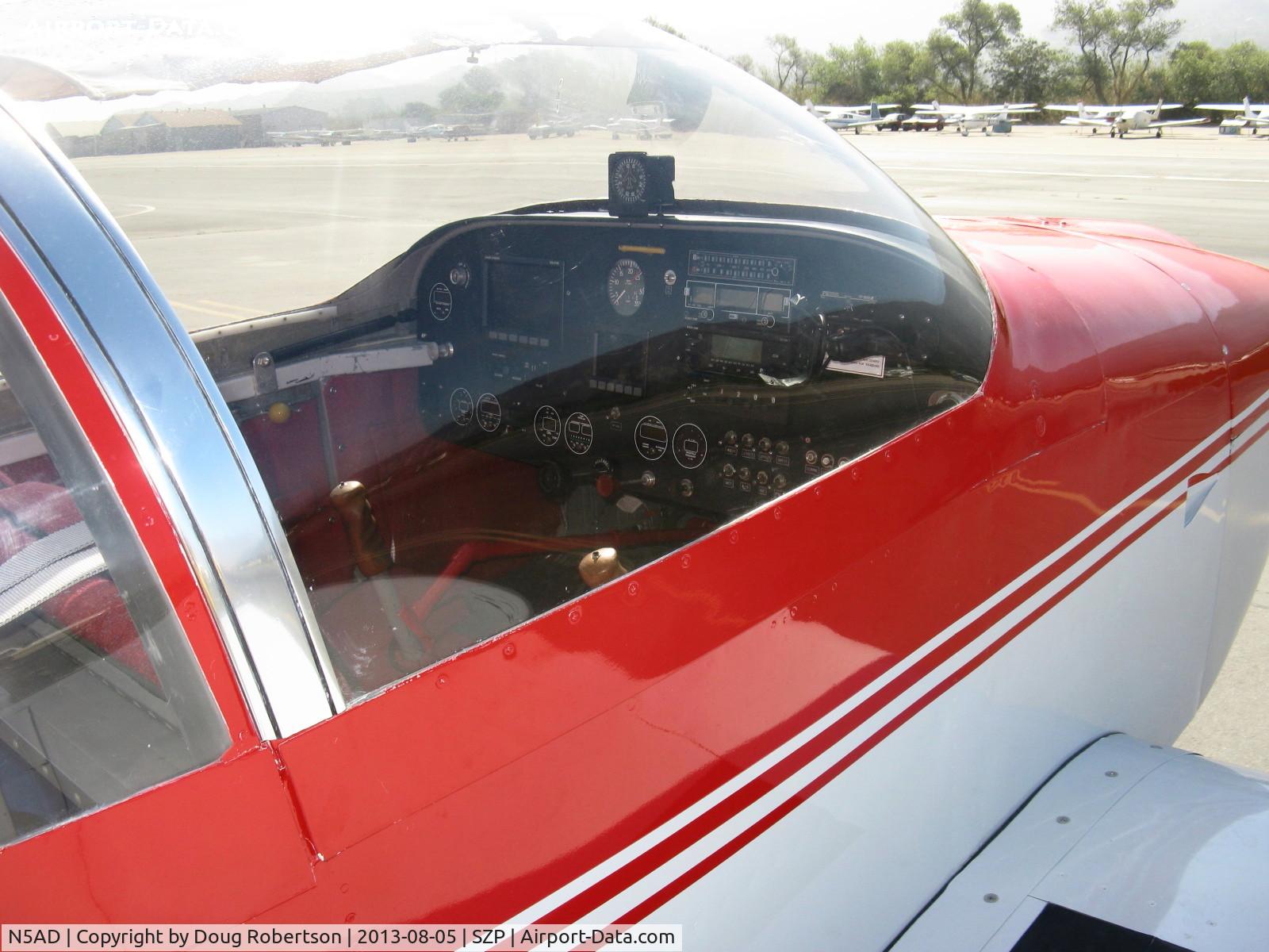 N5AD, 1992 Vans RV-6A C/N 20954, 1992 Gladfelter VAN's RV-6A, Lycoming O-320, panel