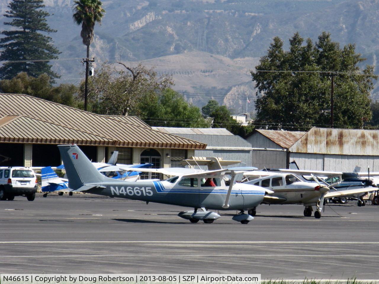 N46615, 1968 Cessna 172K Skyhawk C/N 17257385, 1968 Cessna 172K, Lycoming O-320-E2D 150 Hp, taxi