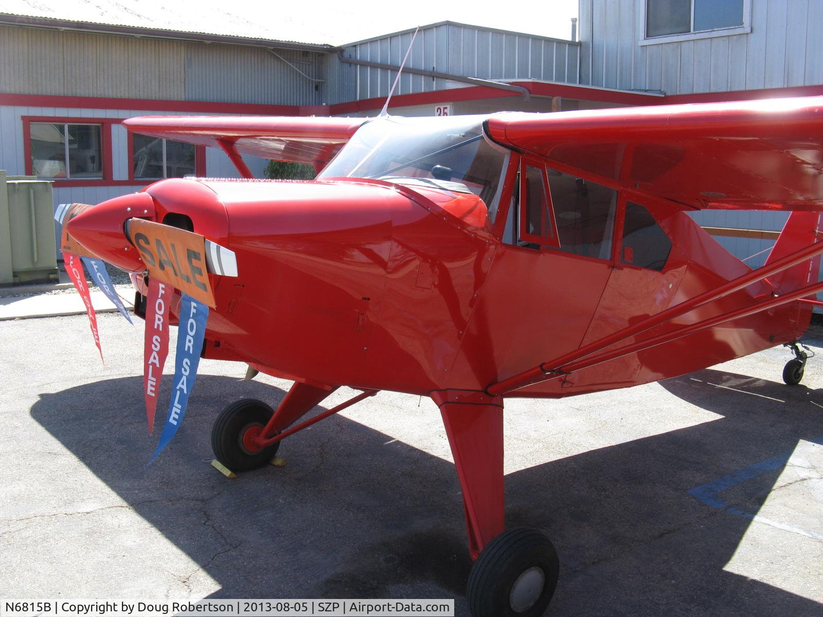 N6815B, 1956 Piper PA-22-150 C/N 22-4111, 1956 Piper PA-22-150 TRI-PACER taildragger conversion, Lycoming O-320 150 Hp, FOR SALE