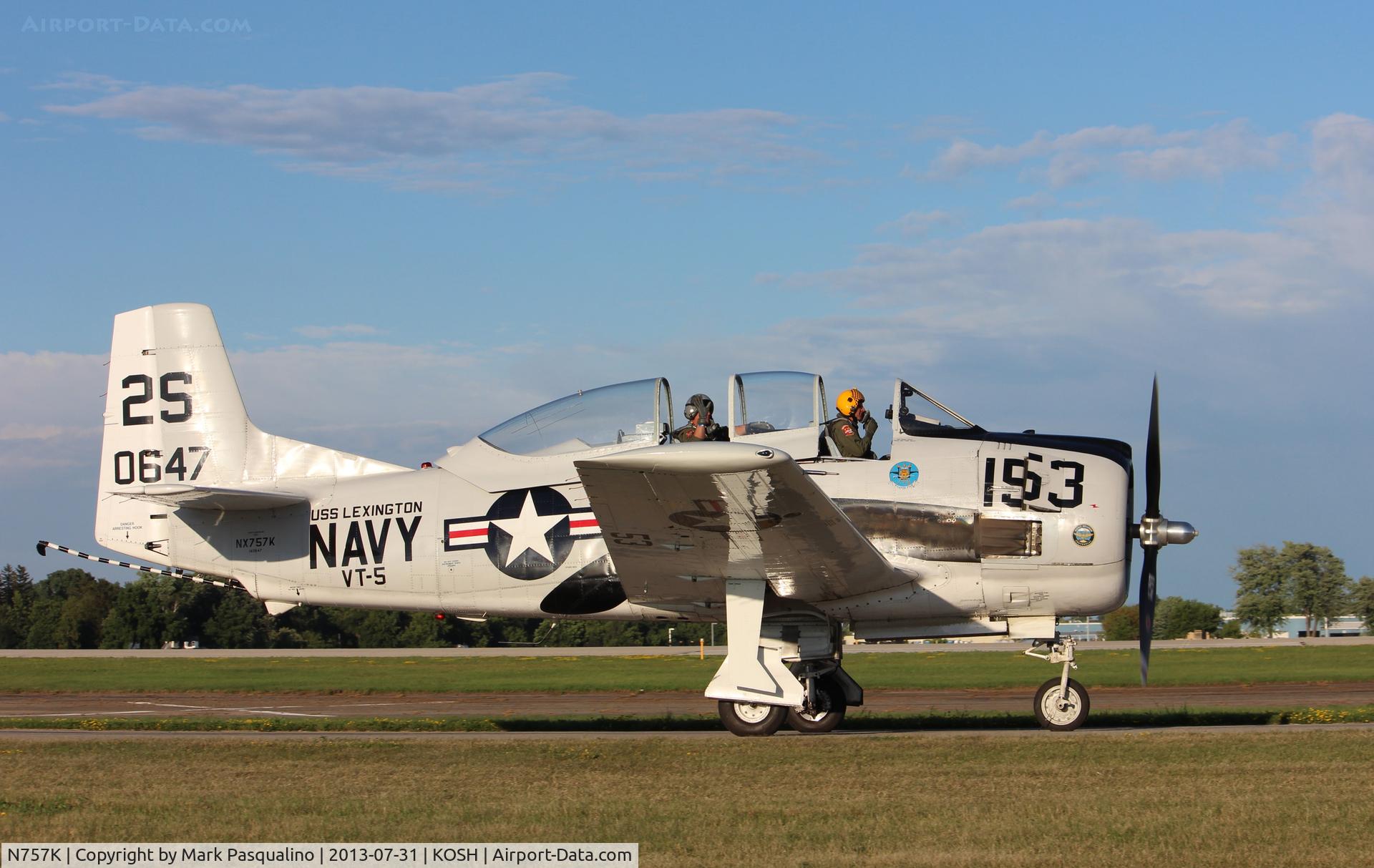 N757K, 1954 North American T-28C Trojan C/N 226-224 (140647), North American T-28C
