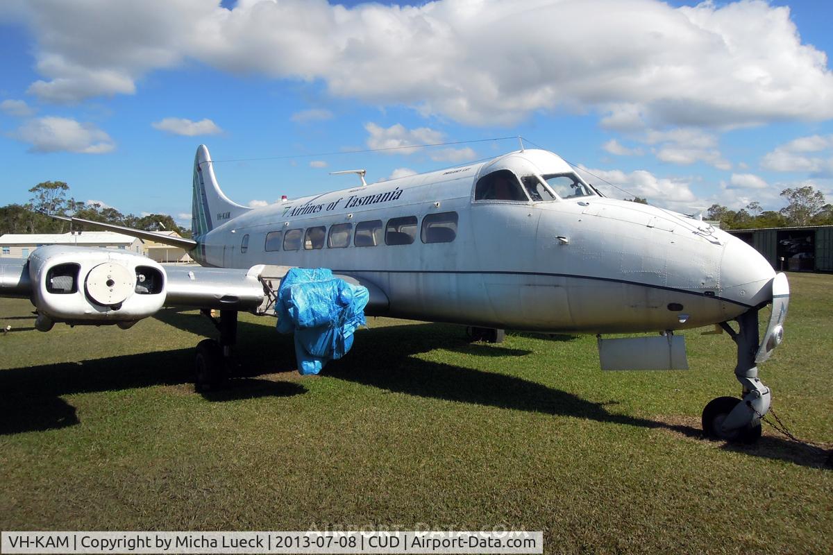 VH-KAM, 1957 De Havilland DH-114 Heron 2D C/N 14123, At the Queensland Air Museum, Caloundra