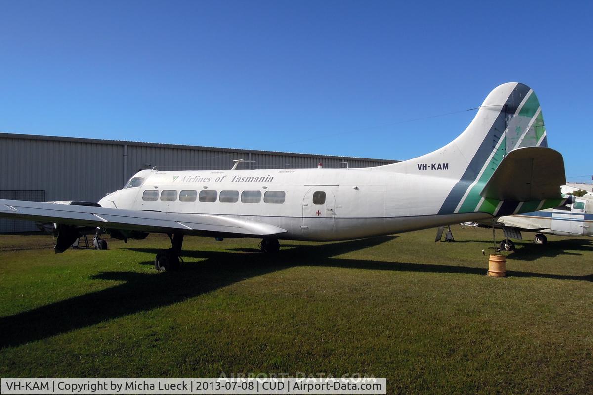 VH-KAM, 1957 De Havilland DH-114 Heron 2D C/N 14123, At the Queensland Air Museum, Caloundra