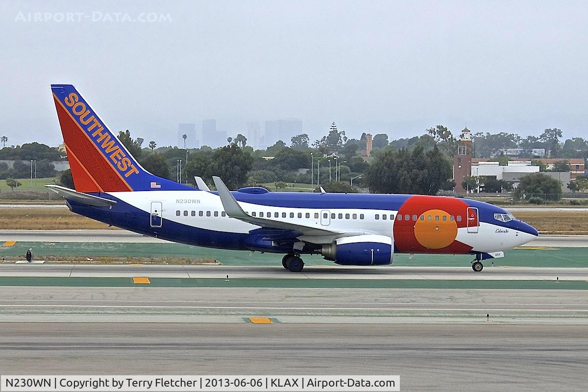 N230WN, 2006 Boeing 737-7H4 C/N 34592, At Los Angeles Airport , California