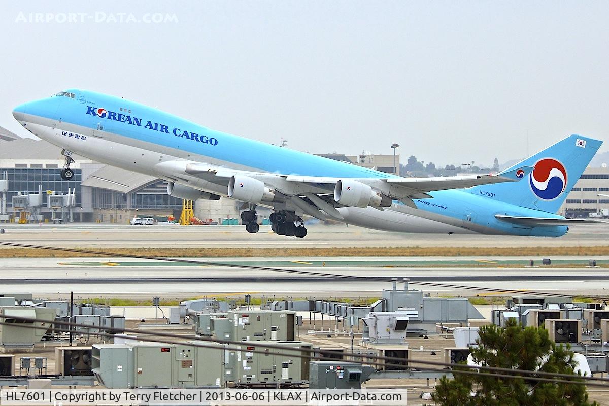 HL7601, 2004 Boeing 747-4B5F/SCD C/N 33949, At Los Angeles Airport , California