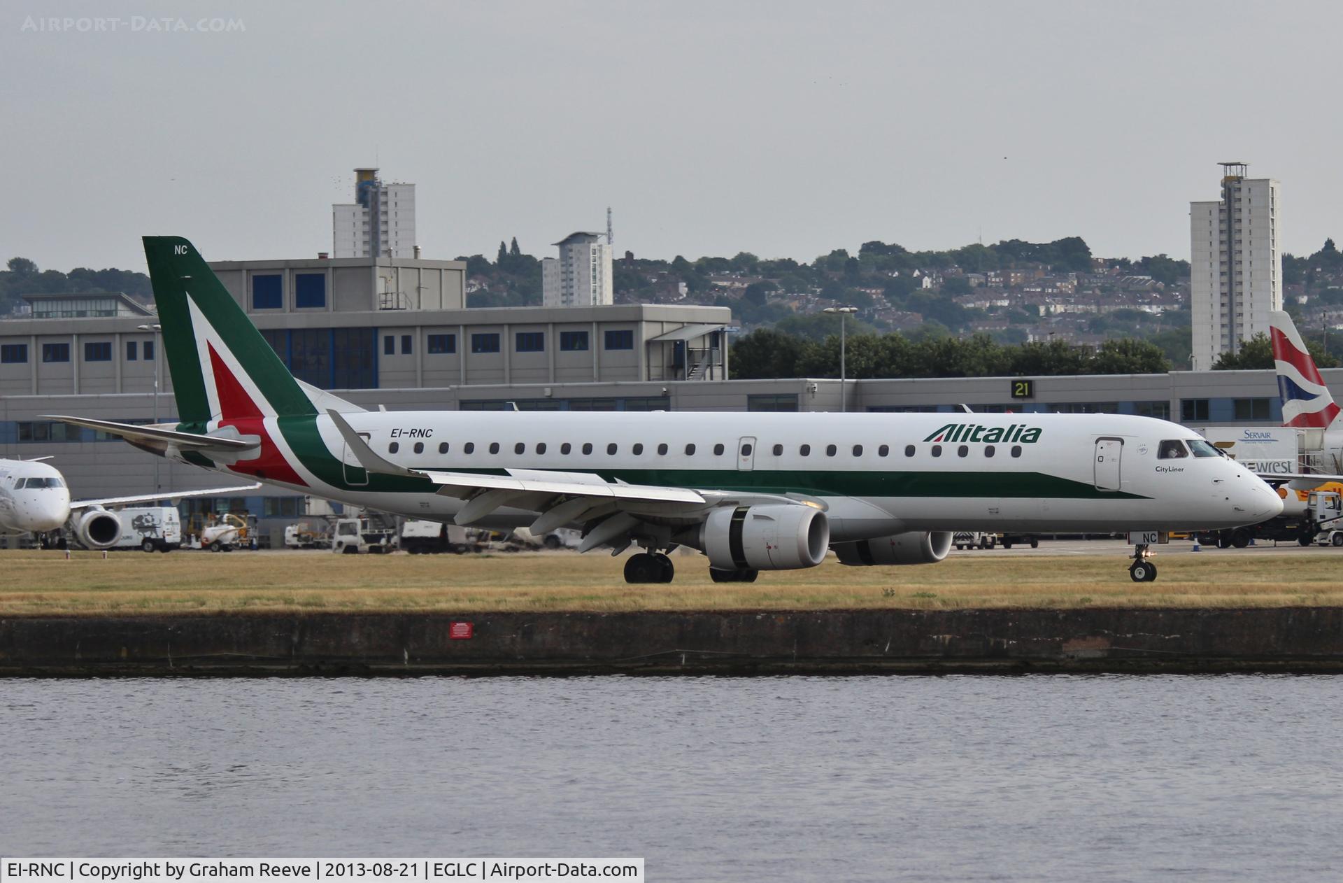 EI-RNC, 2011 Embraer 190LR (ERJ-190-100LR) C/N 19000503, Just landed.