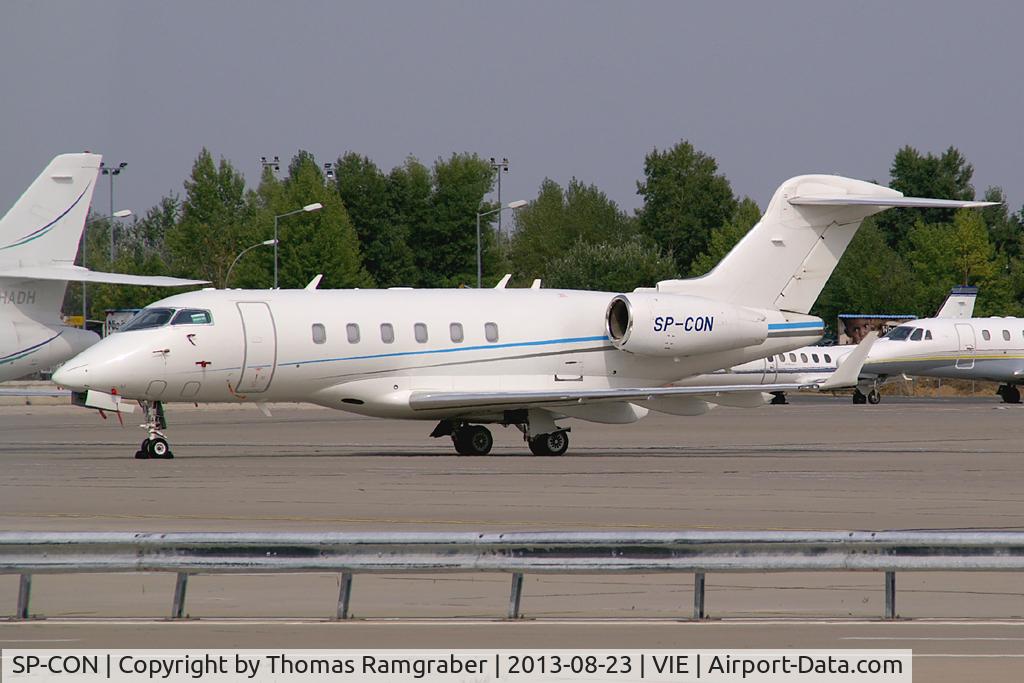 SP-CON, 2010 Bombardier Challenger 300 (BD-100-1A10) C/N 20295, Blue Jet Bombardier Challenger BD300