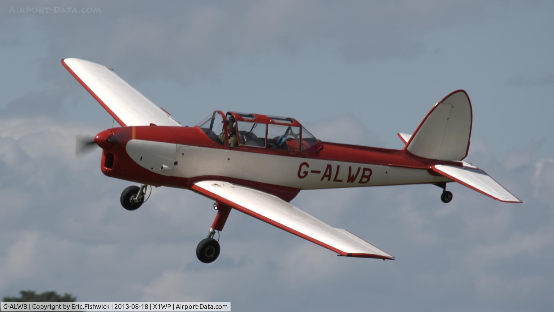 G-ALWB, 1950 De Havilland DHC-1 Chipmunk 22A C/N C1/0100, 43. G-ALWB at The 28th. International Moth Rally at Woburn Abbey, Aug. 2013.