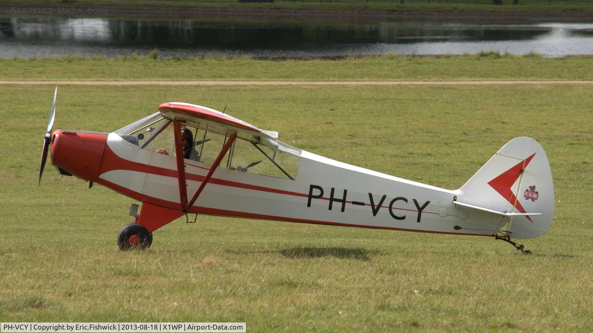 PH-VCY, 1954 Piper L-21B Super Cub (PA-18-135) C/N 18-3601, 1. PH-VCY at The 28th. International Moth Rally at Woburn Abbey, Aug. 2013.