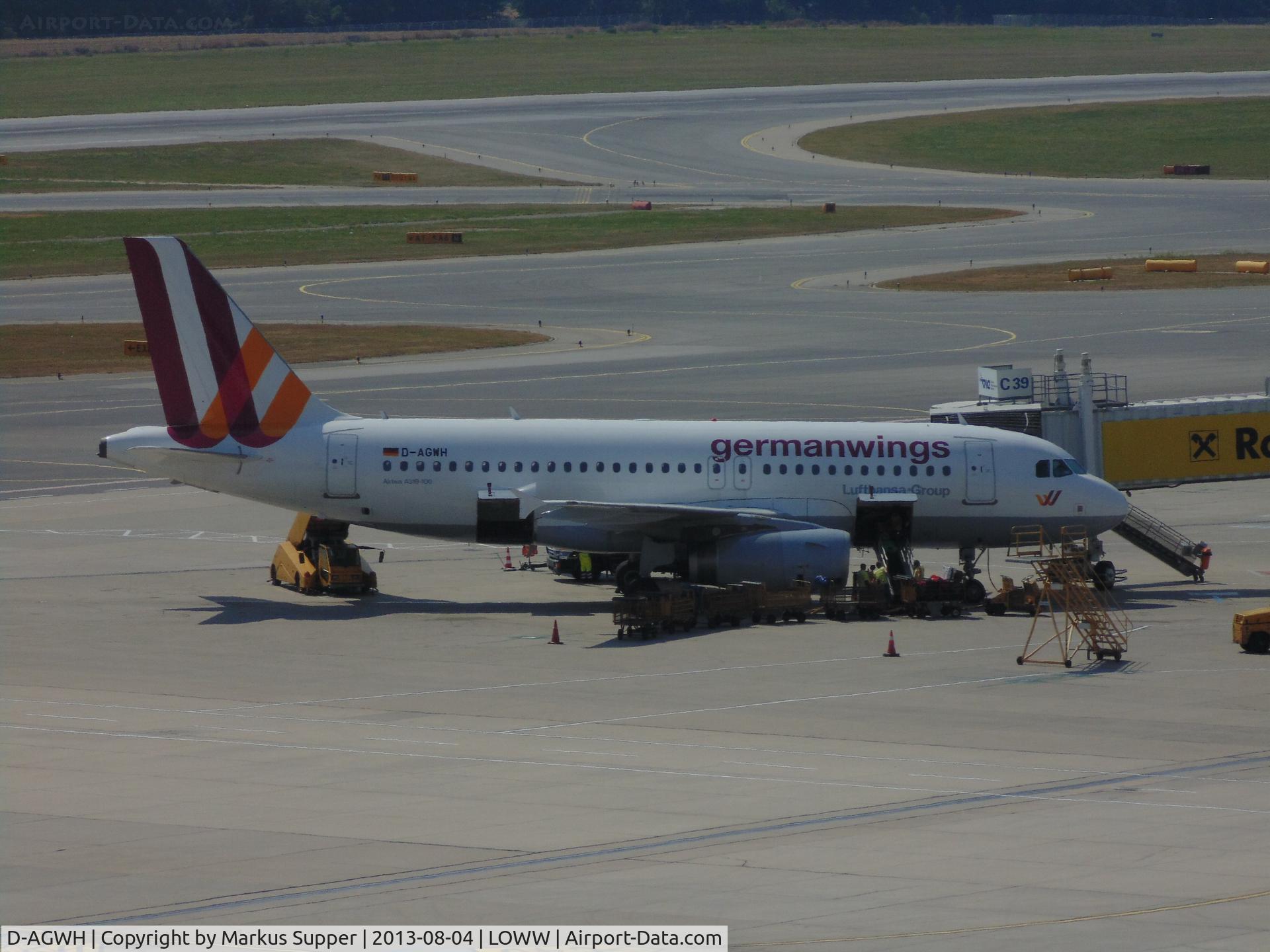 D-AGWH, 2007 Airbus A319-132 C/N 3352, Just arrived.
