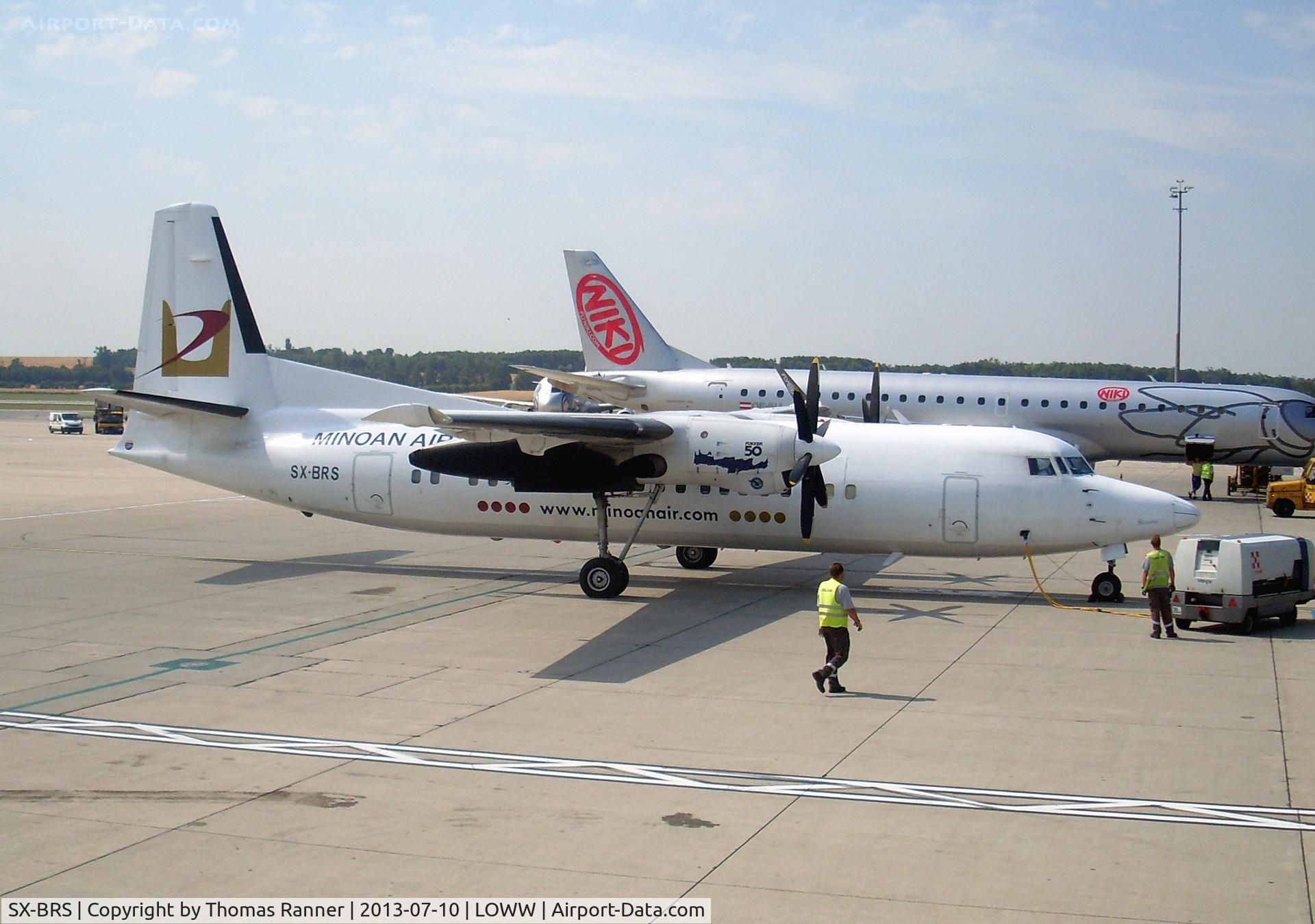 SX-BRS, 1990 Fokker 50 C/N 20206, Minoan Air Fokker 50