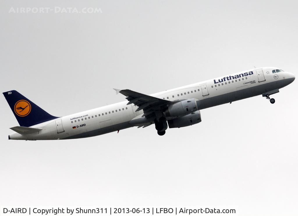 D-AIRD, 1994 Airbus A321-131 C/N 0474, Taking off rwy 32L