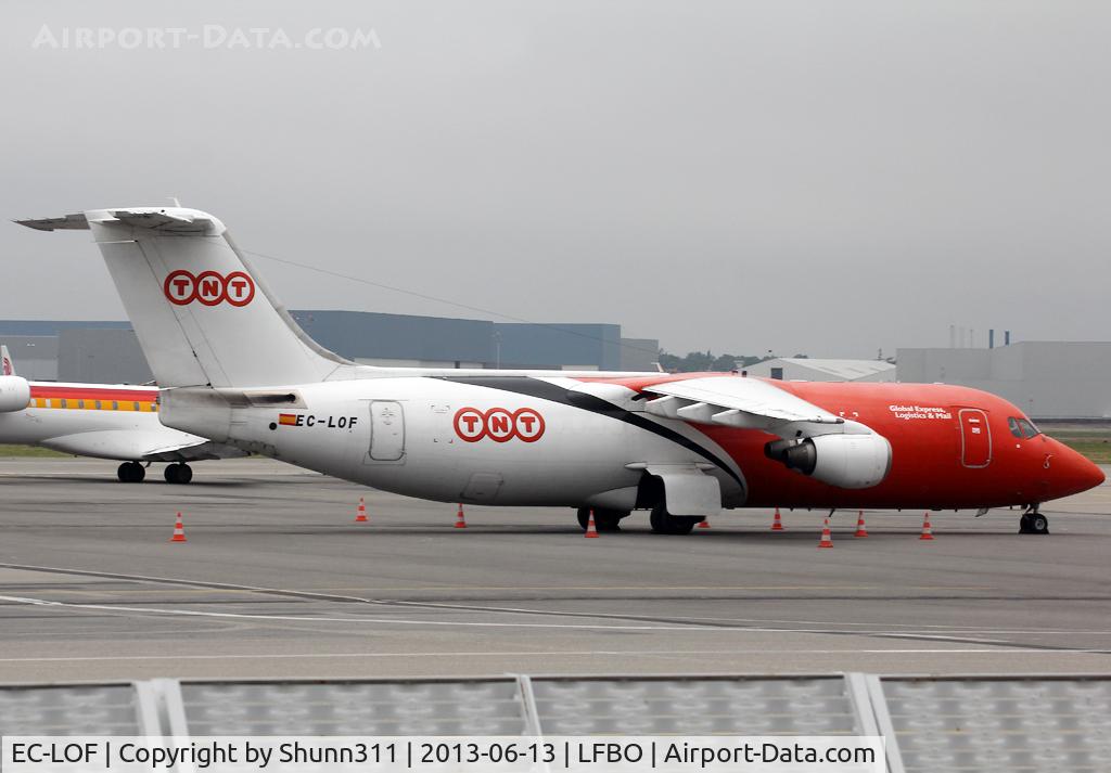 EC-LOF, 1989 British Aerospace BAe.146-300QT Quiet Trader C/N E3150, Parked at the Cargo area...