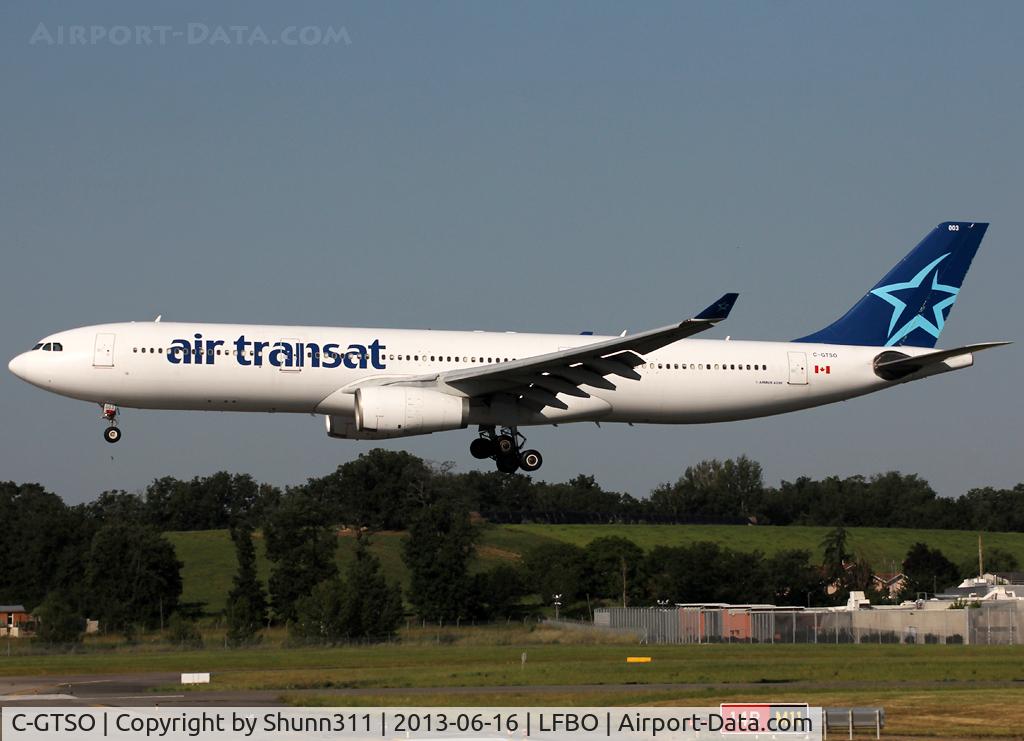 C-GTSO, Airbus A330-342 C/N 132, Landing rwy 14R