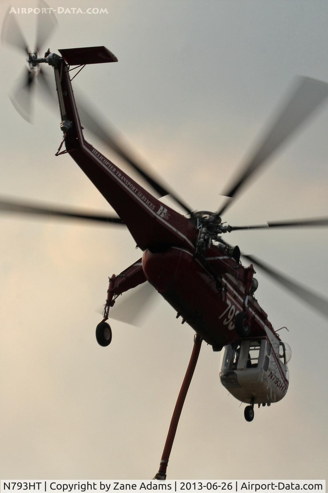 N793HT, Sikorsky S64 C/N 67-18427, N793HT - Jaroso fire, Cowles, NM - June 2013