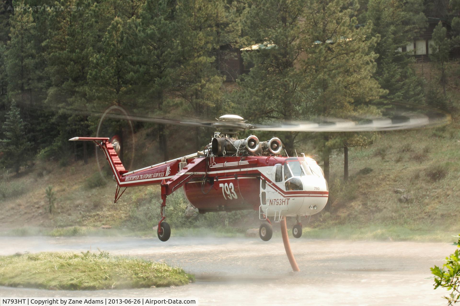 N793HT, Sikorsky S64 C/N 67-18427, N793HT - Jaroso fire, Cowles, NM - June 2013