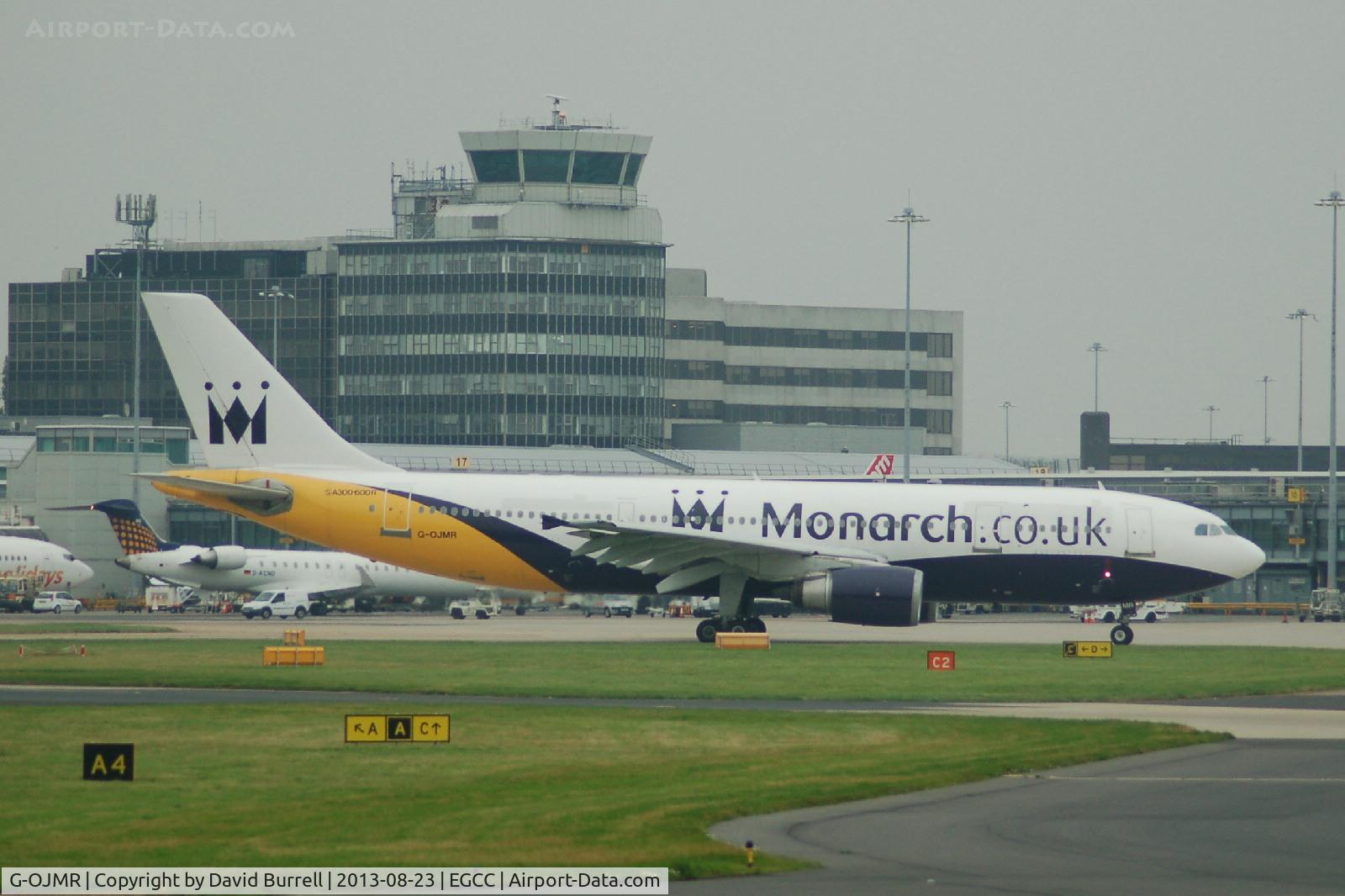 G-OJMR, 1991 Airbus A300B4-605R C/N 605, Monarch Airbus A300B4-605R G-OMJR taxiing at Manchester Airport.