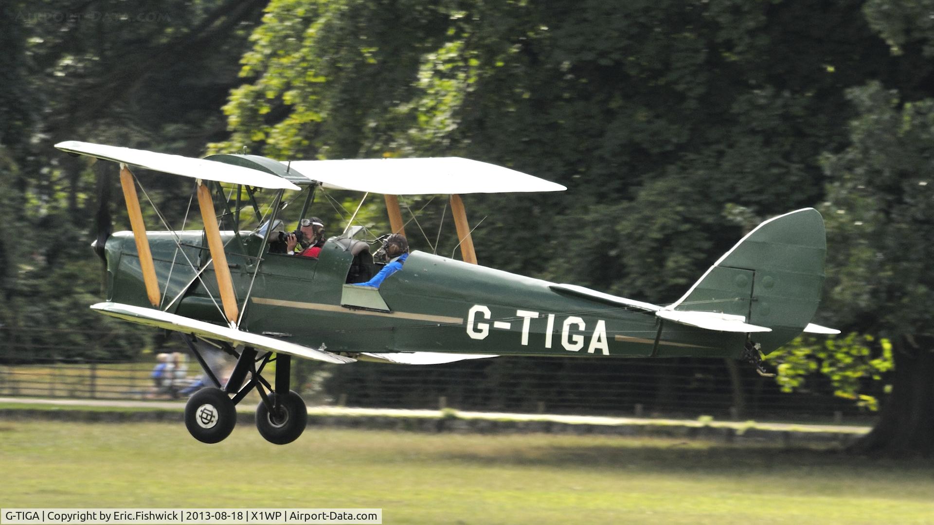 G-TIGA, 1955 De Havilland DH-82A Tiger Moth II C/N 83547, 1. G-TIGA at The 28th. International Moth Rally at Woburn Abbey, Aug. 2013.