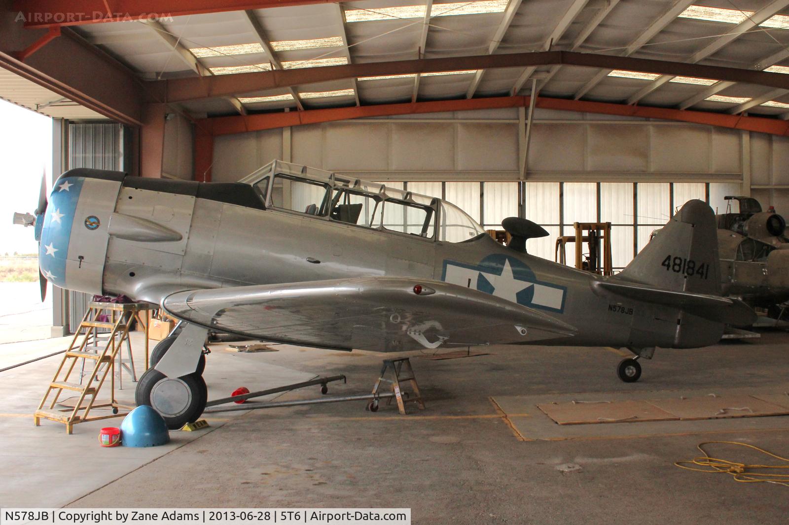 N578JB, 1956 North American AT-6F Harvard Mk. IV C/N 121-42563, At the War Eagles Air Museum - Santa Teresa, NM