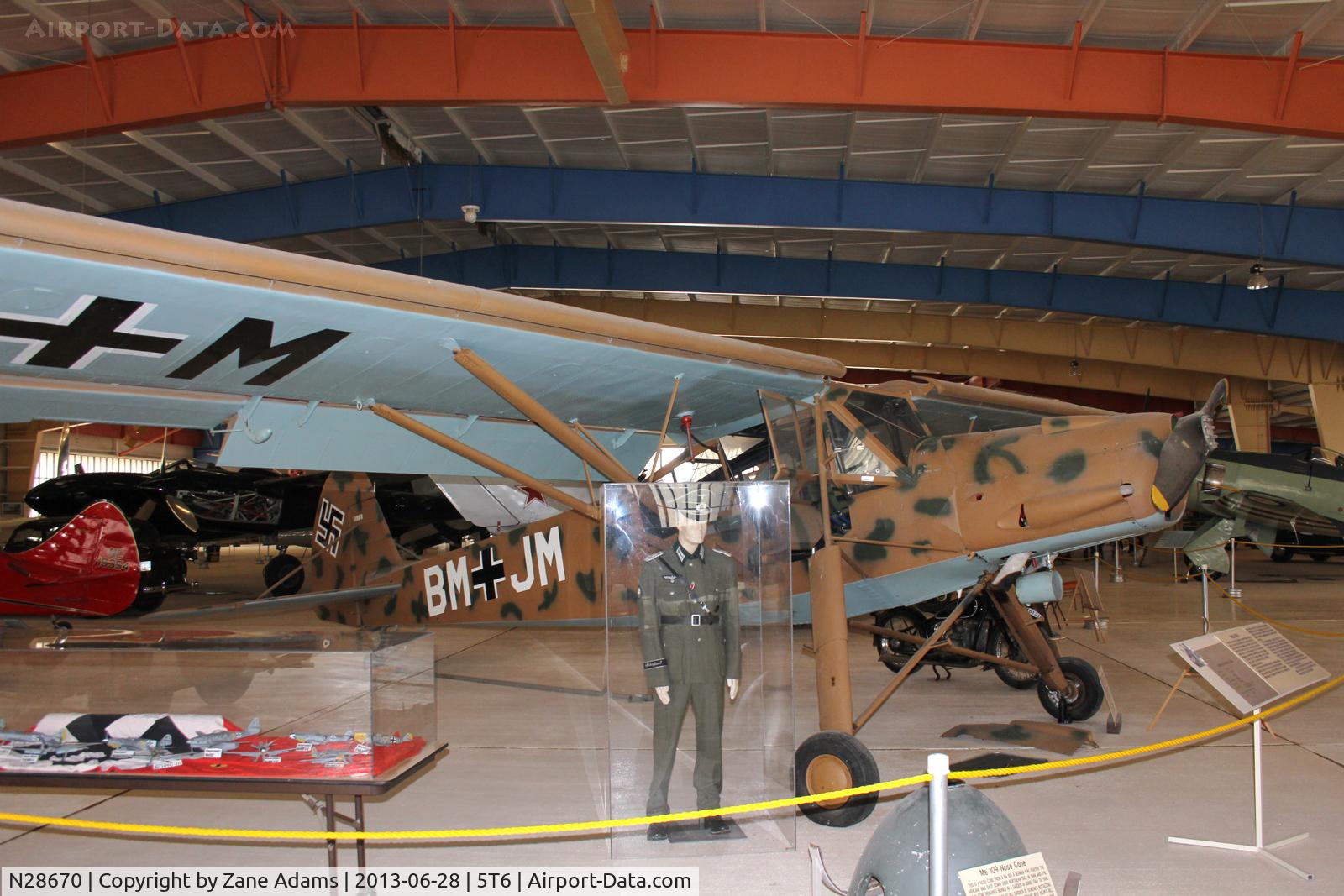 N28670, 1939 Morane-Saulnier MS-502 Criquet C/N 728, At the War Eagles Air Museum - Santa Teresa, NM