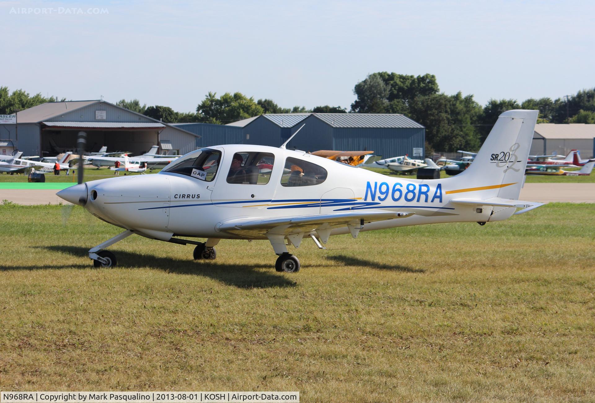 N968RA, 2005 Cirrus SR20 C/N 1492, Cirrus SR20