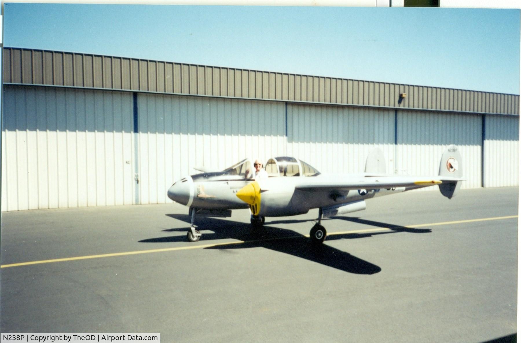 N238P, 1997 Lockheed P-38 Lightning 55% Replica C/N 003, Taken @ Livermore airport.