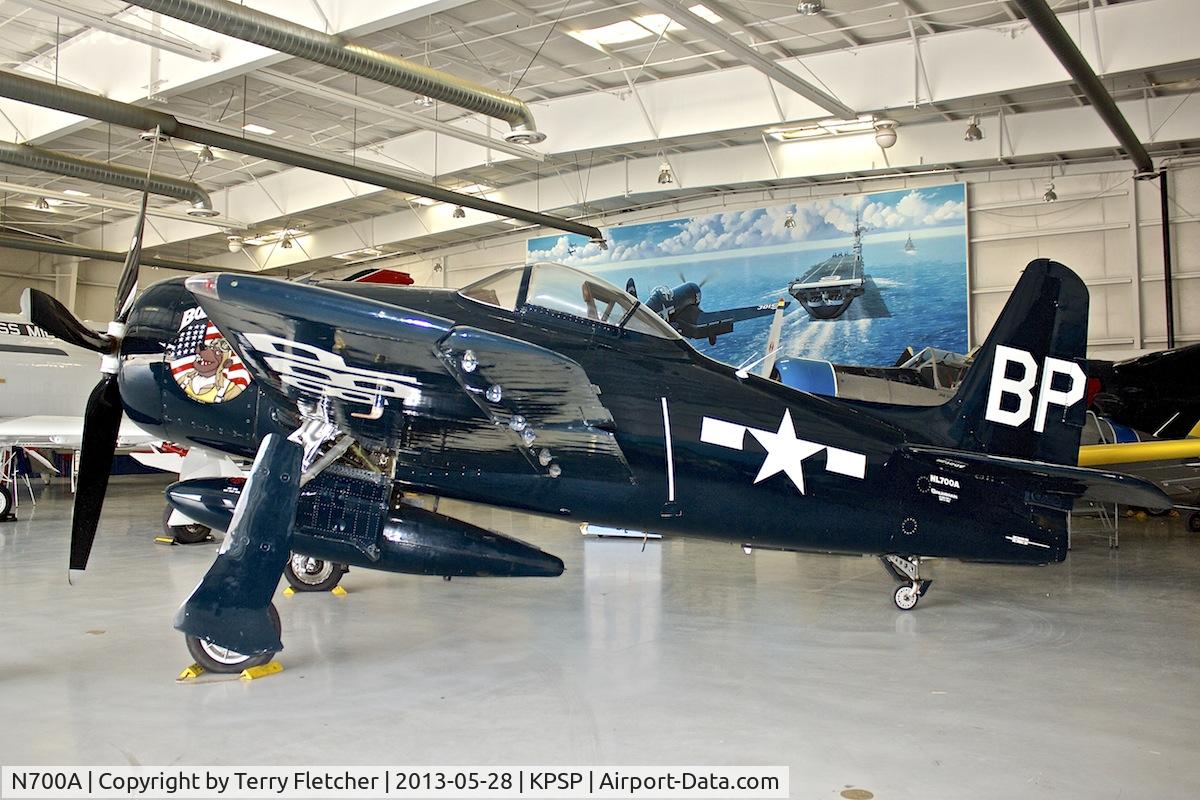 N700A, 1950 Grumman G-58B Gulfhawk C/N D.1262, Displayed at the Palm Springs Air Museum , California