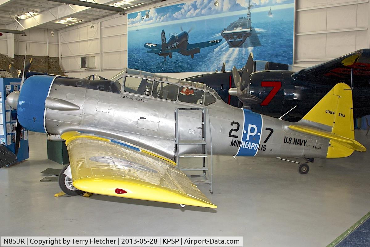 N85JR, 1958 North American AT-6G Texan C/N 168-526 (49-3402), Displayed at the Palm Springs Air Museum , California