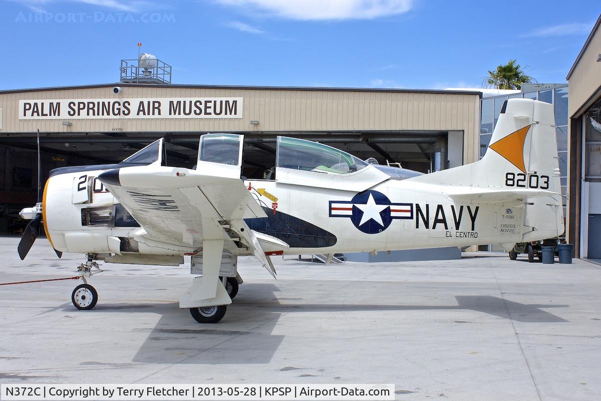 N372C, 1955 North American T-28B Trojan C/N 200-274, Displayed at the Palm Springs Air Museum , California