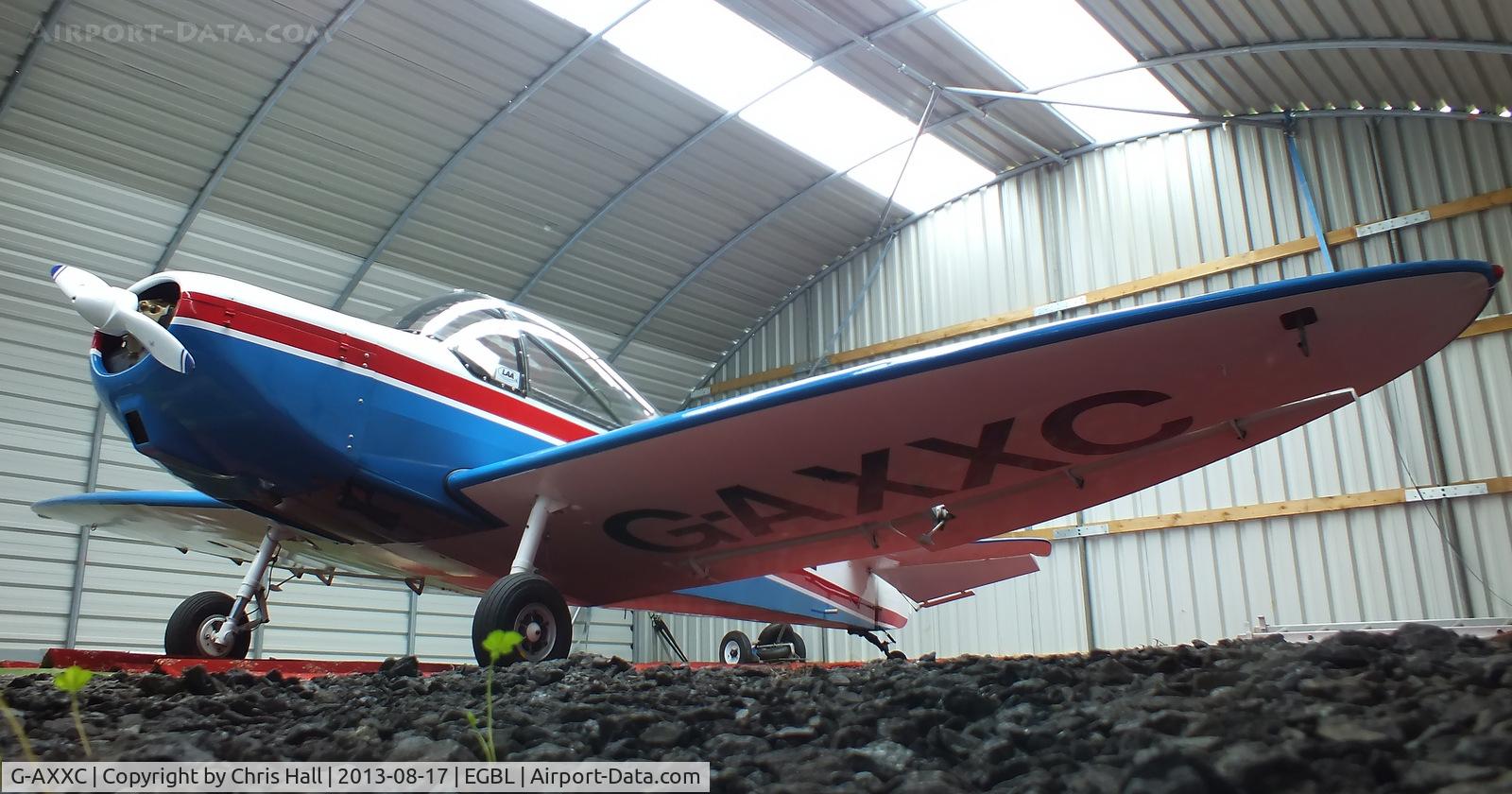 G-AXXC, 1959 Piel CP-301B Emeraude C/N 117, hangared at Long Marston