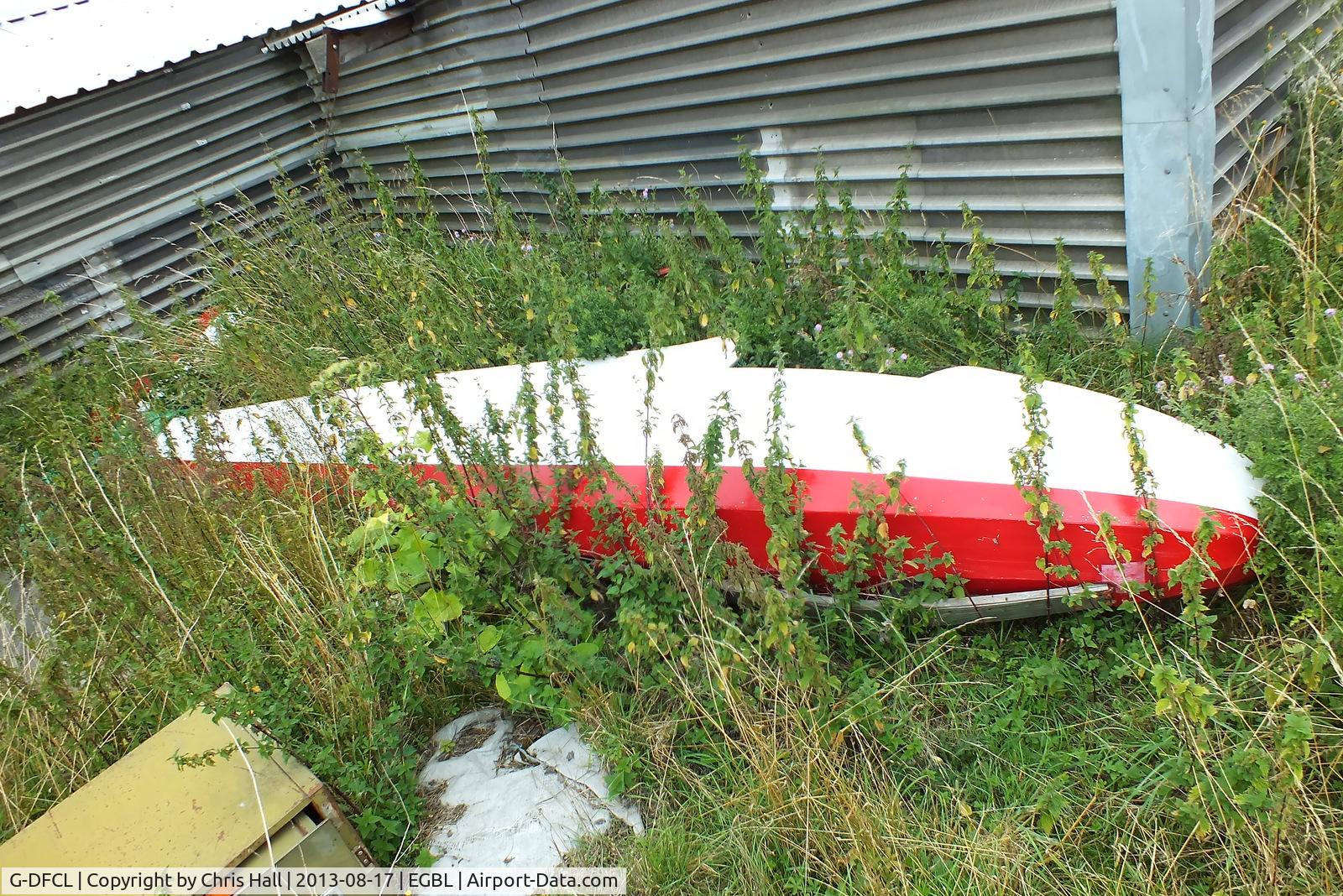 G-DFCL, 1962 Schleicher K-8B C/N 8045E, glider fuselage at Long Marston